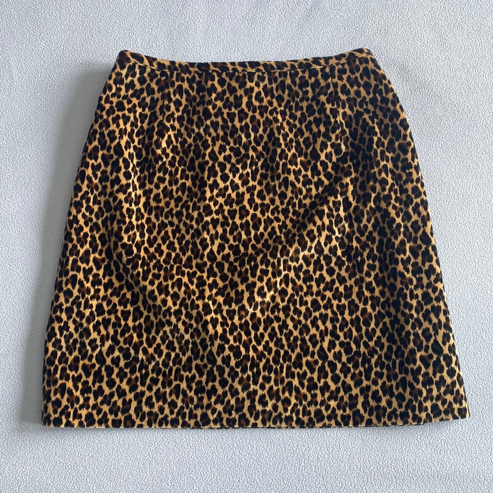 Leopard Print Skirt